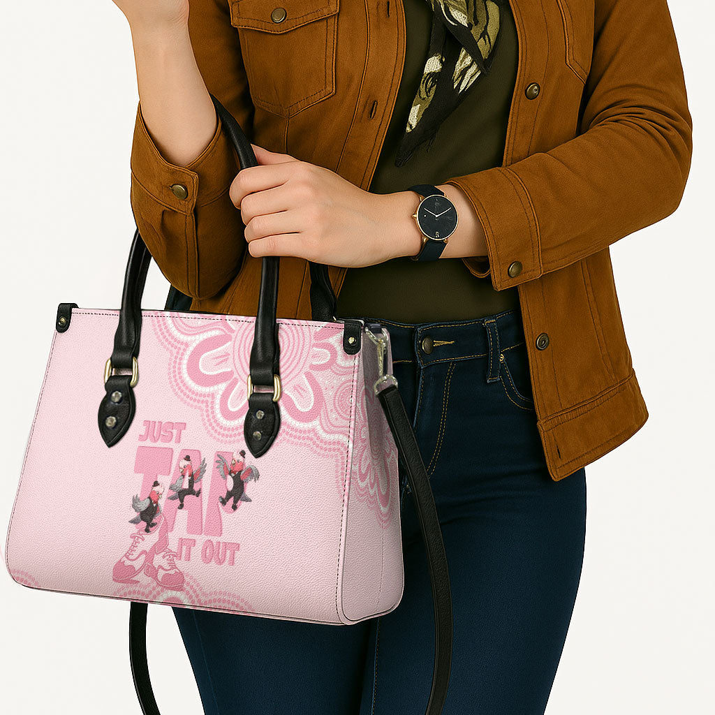 Tap Dance Australia Leather Bag Pink Galah Just Tap It Out