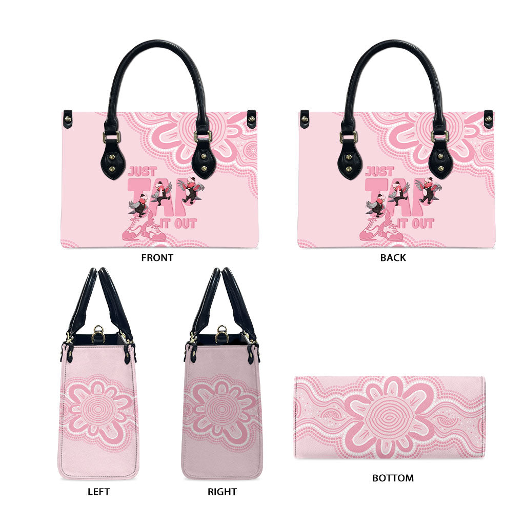 Tap Dance Australia Leather Bag Pink Galah Just Tap It Out