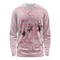 Tap Dance Australia Long Sleeve Shirt Pink Galah Just Tap It Out