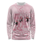Tap Dance Australia Long Sleeve Shirt Pink Galah Just Tap It Out