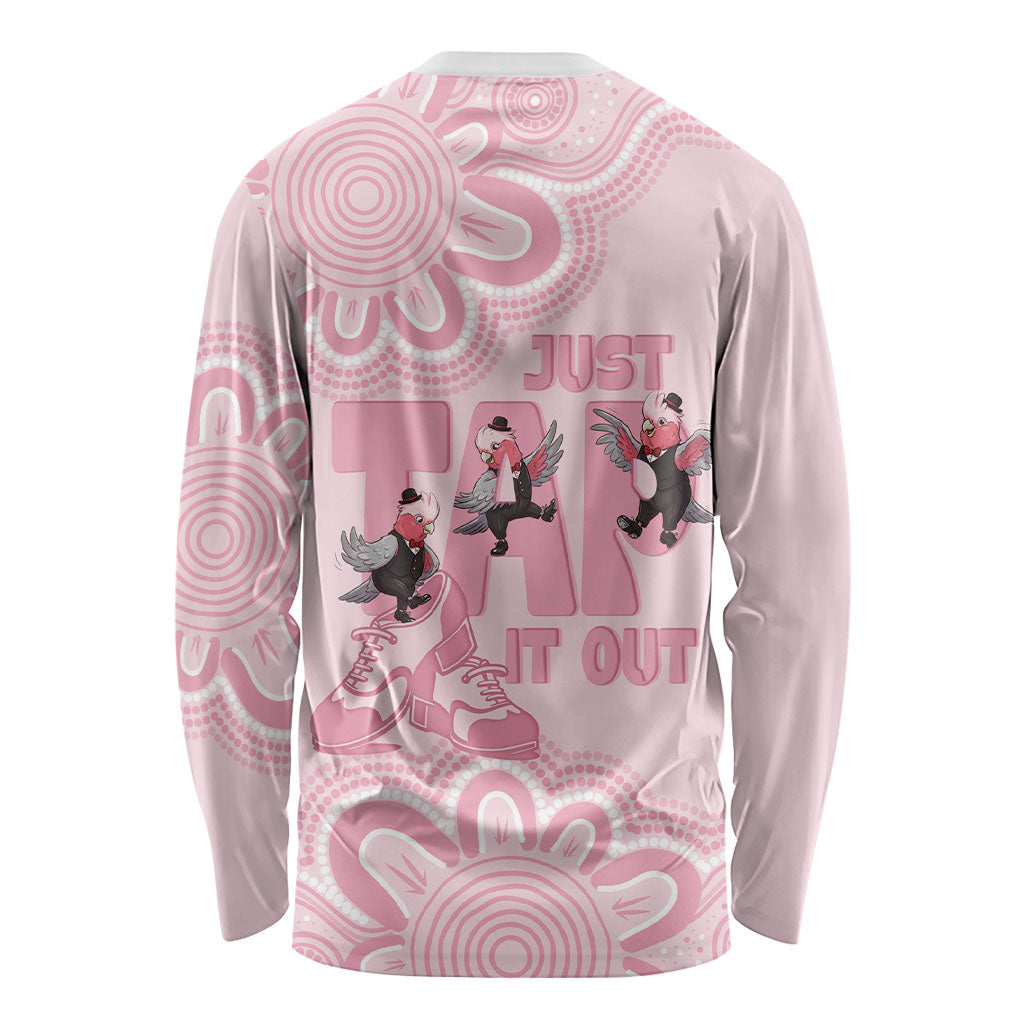 Tap Dance Australia Long Sleeve Shirt Pink Galah Just Tap It Out