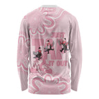 Tap Dance Australia Long Sleeve Shirt Pink Galah Just Tap It Out