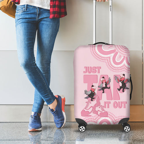 Tap Dance Australia Luggage Cover Pink Galah Just Tap It Out