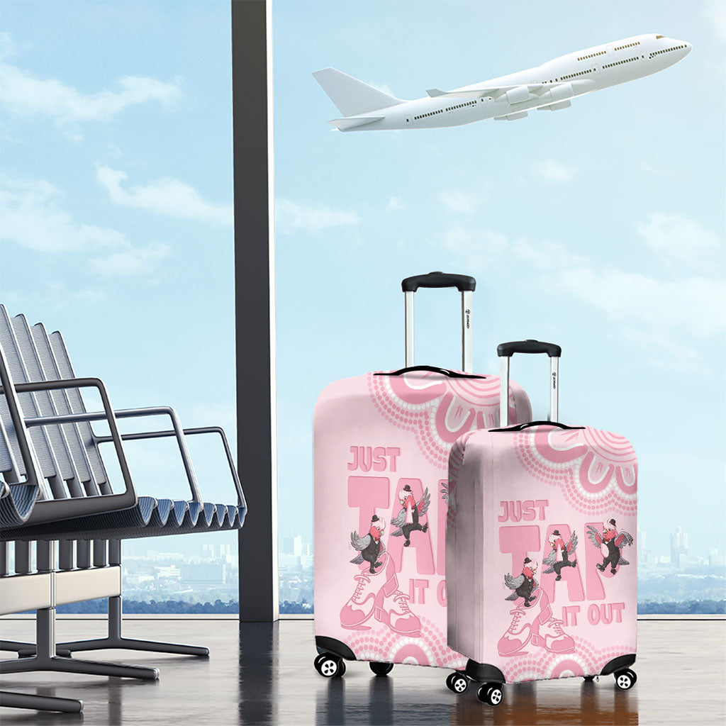 Tap Dance Australia Luggage Cover Pink Galah Just Tap It Out