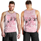 Tap Dance Australia Men Tank Top Pink Galah Just Tap It Out