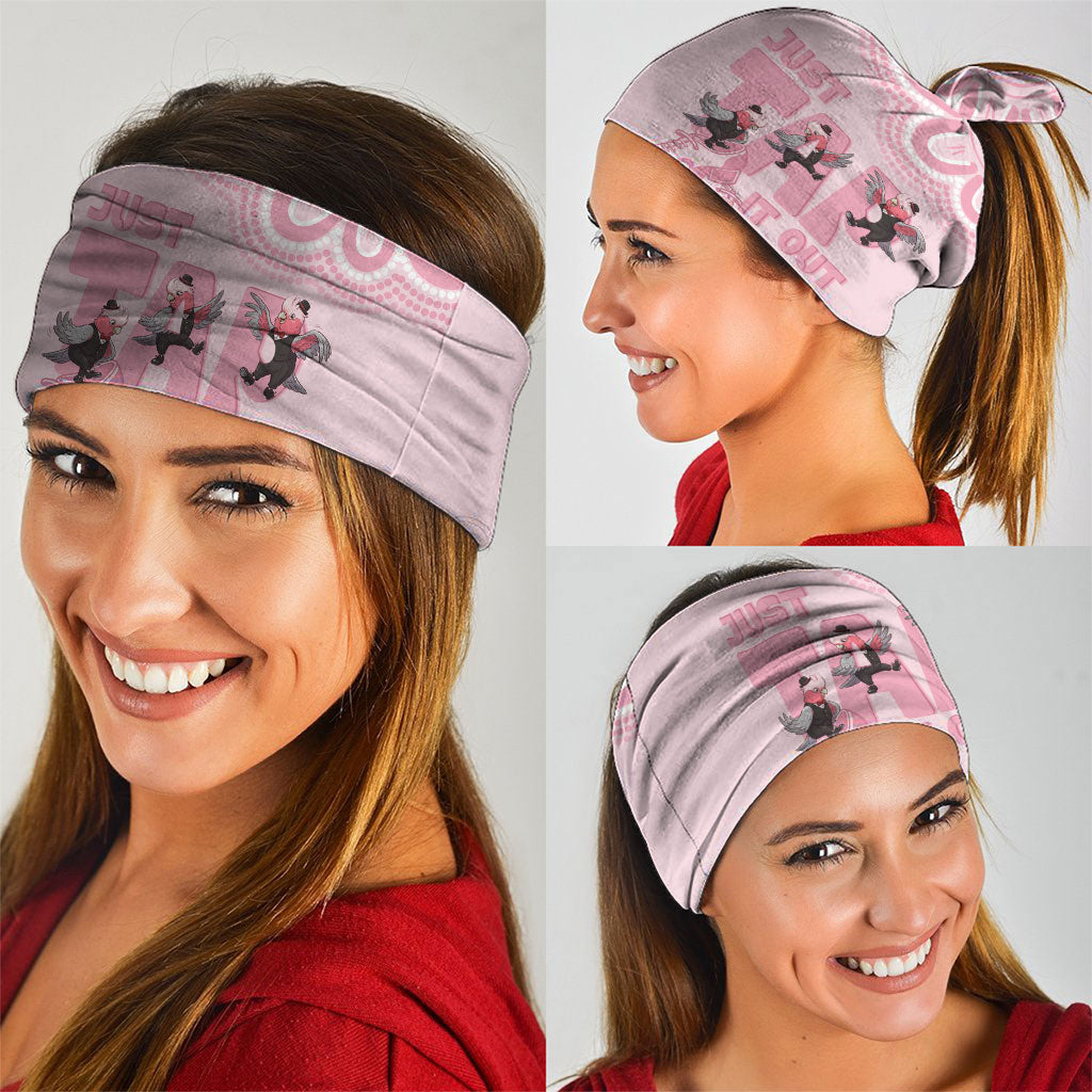 Tap Dance Australia Neck Gaiter Pink Galah Just Tap It Out