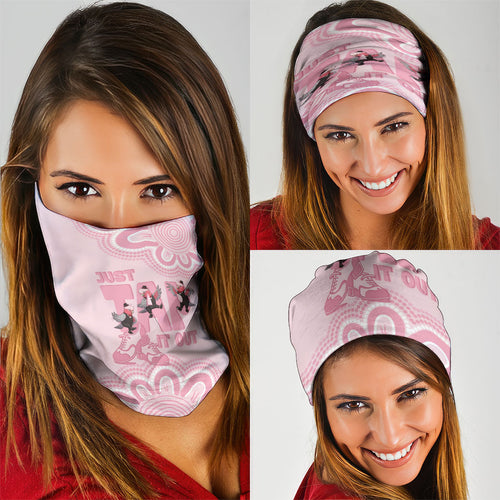 Tap Dance Australia Neck Gaiter Pink Galah Just Tap It Out