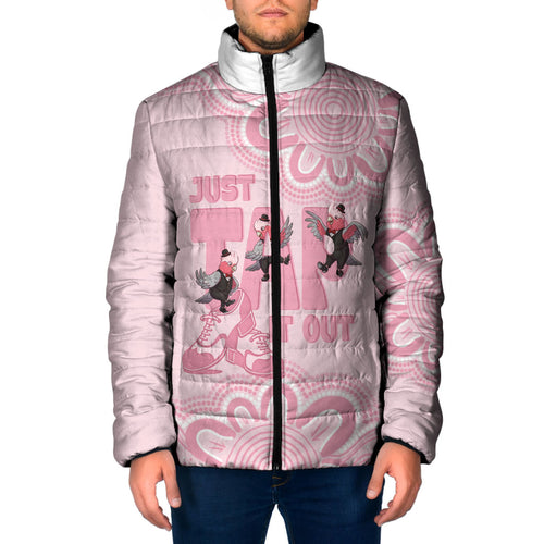 Tap Dance Australia Padded Jacket Pink Galah Just Tap It Out