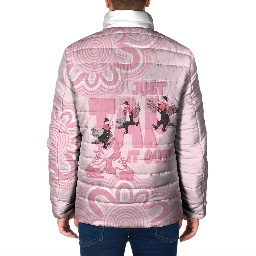 Tap Dance Australia Padded Jacket Pink Galah Just Tap It Out