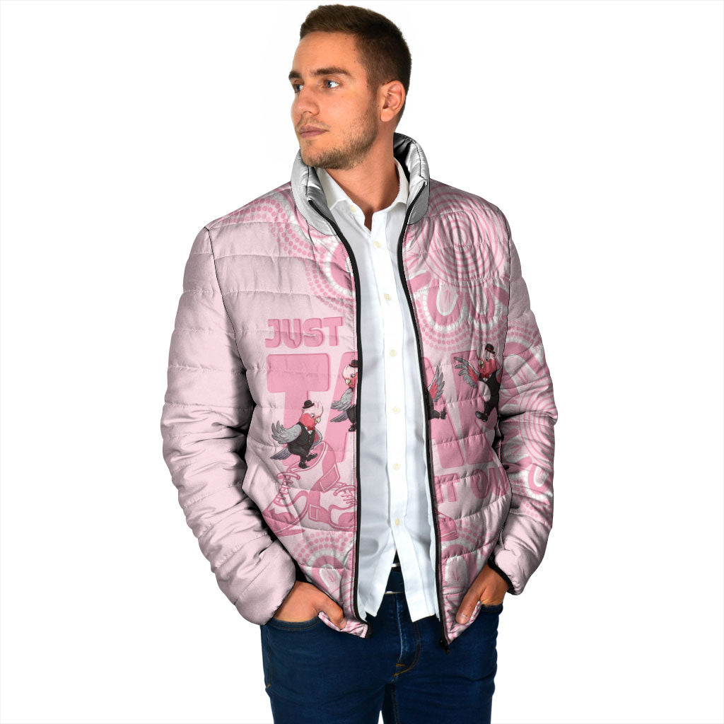 Tap Dance Australia Padded Jacket Pink Galah Just Tap It Out