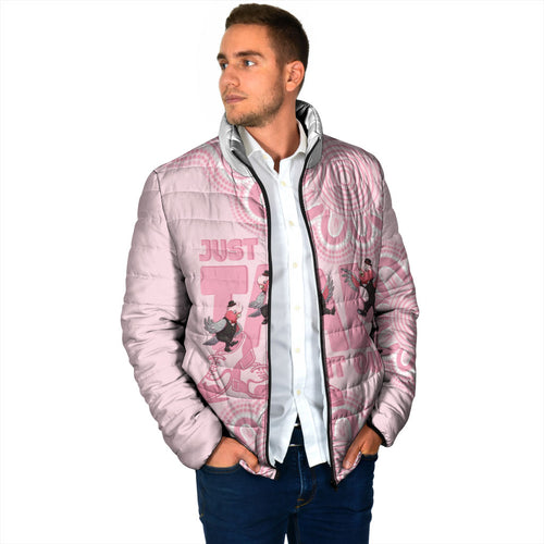Tap Dance Australia Padded Jacket Pink Galah Just Tap It Out