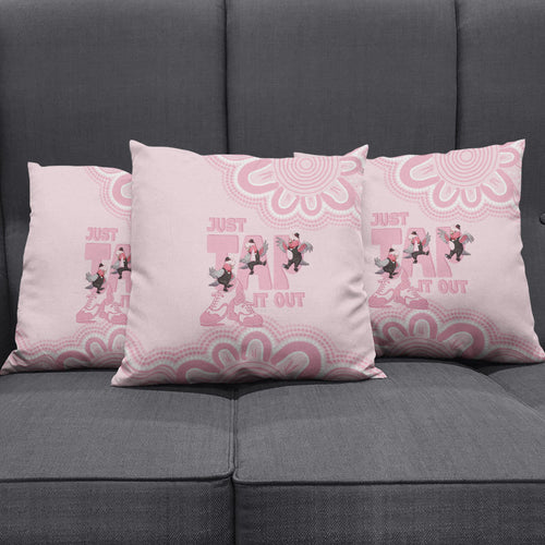 Tap Dance Australia Pillow Cover Pink Galah Just Tap It Out