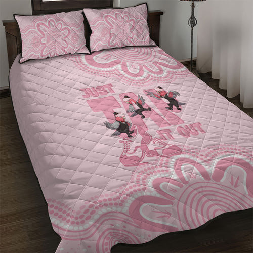 Tap Dance Australia Quilt Bed Set Pink Galah Just Tap It Out