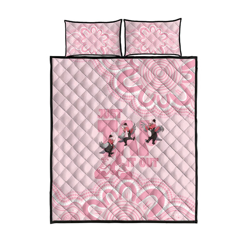 Tap Dance Australia Quilt Bed Set Pink Galah Just Tap It Out