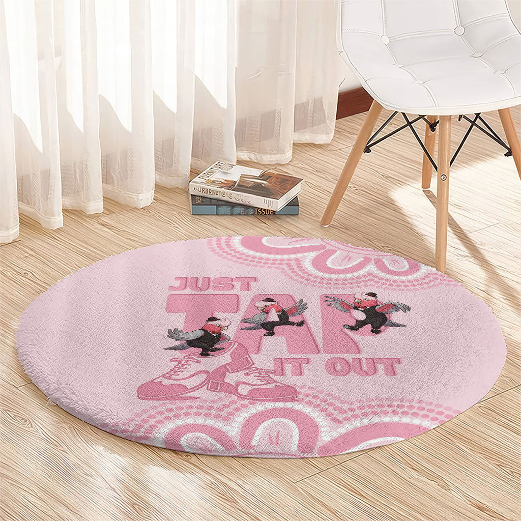 Tap Dance Australia Round Carpet Pink Galah Just Tap It Out