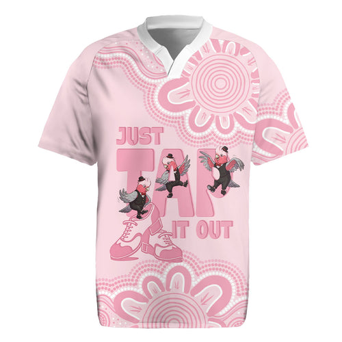 Tap Dance Australia Rugby Jersey Pink Galah Just Tap It Out