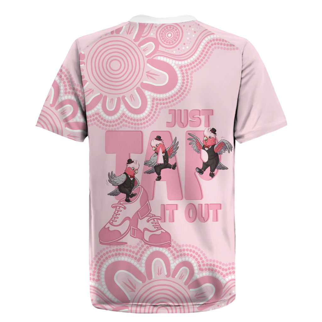 Tap Dance Australia Rugby Jersey Pink Galah Just Tap It Out