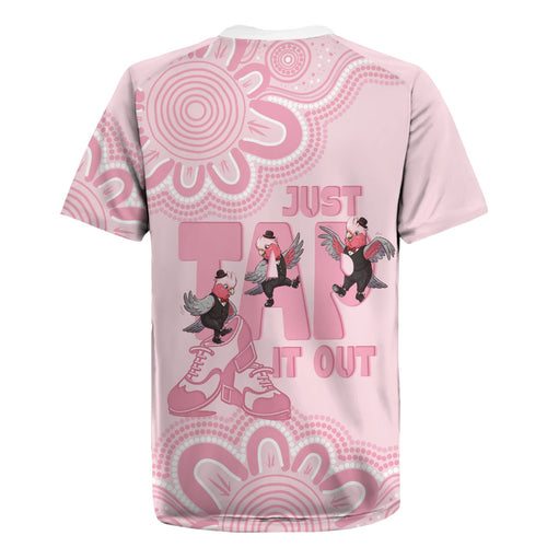 Tap Dance Australia Rugby Jersey Pink Galah Just Tap It Out