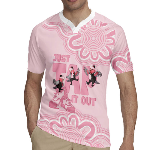 Tap Dance Australia Rugby Jersey Pink Galah Just Tap It Out