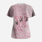 Tap Dance Australia Scrub Top Pink Galah Just Tap It Out