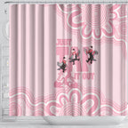 Tap Dance Australia Shower Curtain Pink Galah Just Tap It Out