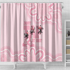 Tap Dance Australia Shower Curtain Pink Galah Just Tap It Out