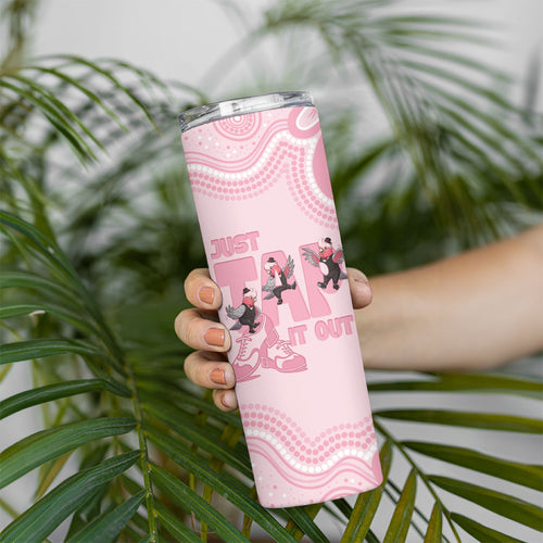 Tap Dance Australia Skinny Tumbler Pink Galah Just Tap It Out