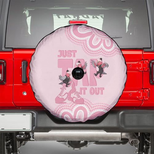 Tap Dance Australia Spare Tire Cover Pink Galah Just Tap It Out