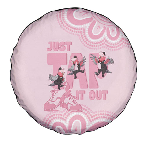 Tap Dance Australia Spare Tire Cover Pink Galah Just Tap It Out