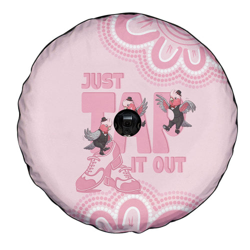 Tap Dance Australia Spare Tire Cover Pink Galah Just Tap It Out