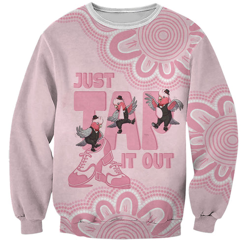 Tap Dance Australia Sweatshirt Pink Galah Just Tap It Out