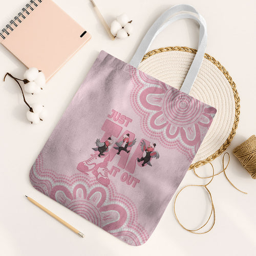 Tap Dance Australia Tote Bag Pink Galah Just Tap It Out