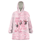 Tap Dance Australia Wearable Blanket Hoodie Pink Galah Just Tap It Out