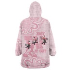 Tap Dance Australia Wearable Blanket Hoodie Pink Galah Just Tap It Out