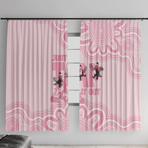 Tap Dance Australia Window Curtain Pink Galah Just Tap It Out