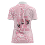 Tap Dance Australia Women Polo Shirt Pink Galah Just Tap It Out