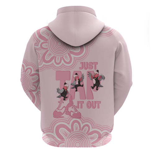 Tap Dance Australia Zip Hoodie Pink Galah Just Tap It Out