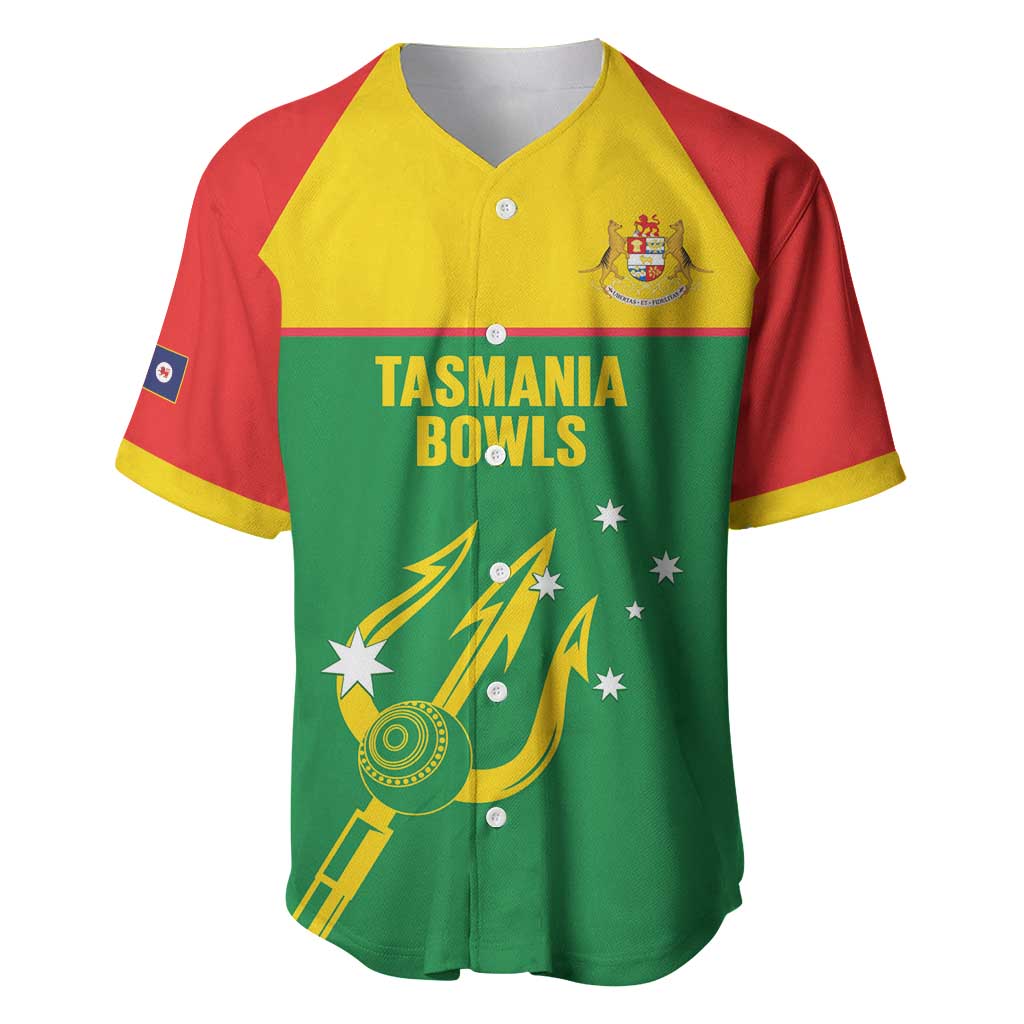 Custom Tasmania Bowls Australia Baseball Jersey Go Tasmanian Tridents - Aussie Hoodie