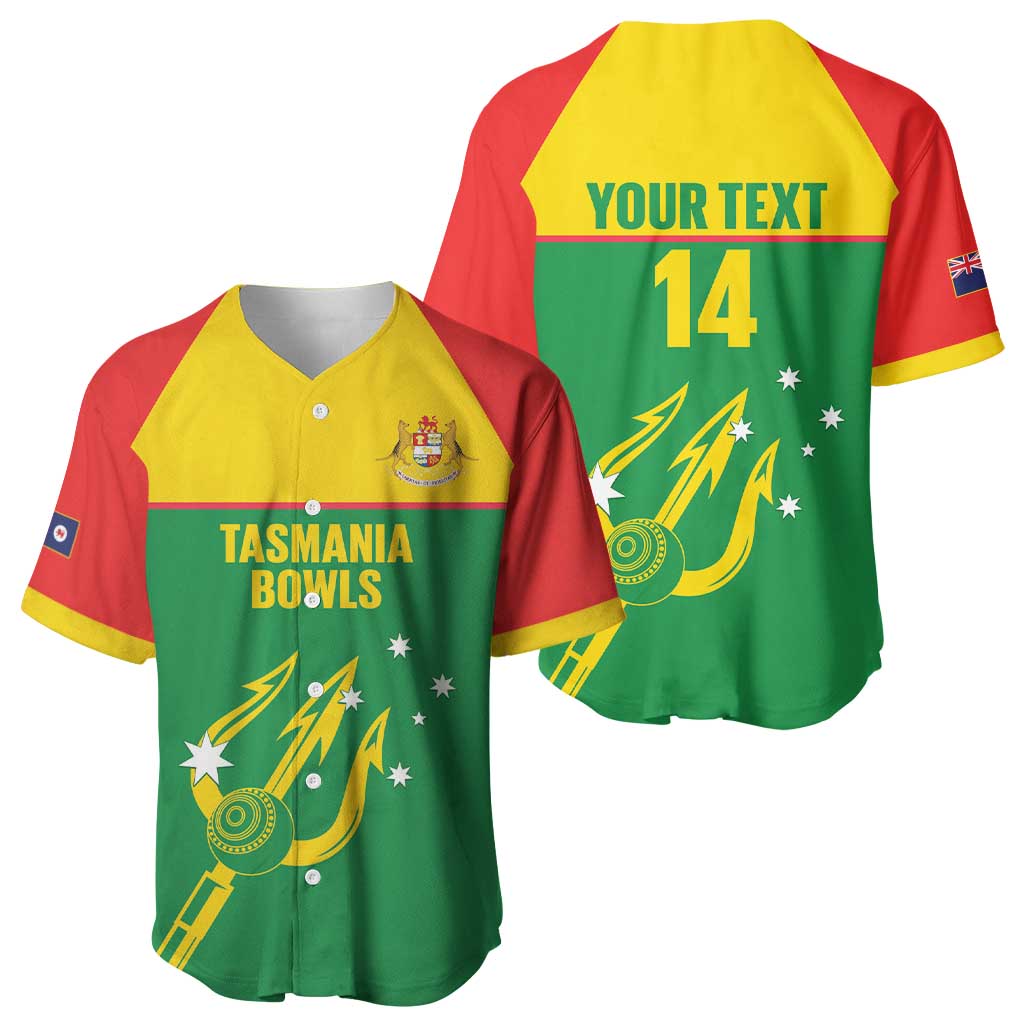 Custom Tasmania Bowls Australia Baseball Jersey Go Tasmanian Tridents - Aussie Hoodie