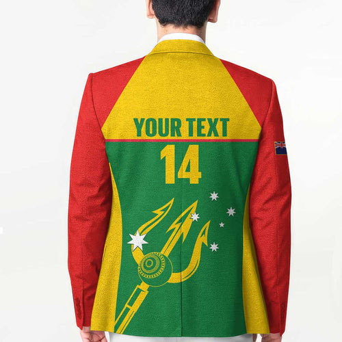Custom Tasmania Bowls Australia Blazer Go Tasmanian Tridents - Aussie Hoodie