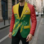 Custom Tasmania Bowls Australia Blazer Go Tasmanian Tridents - Aussie Hoodie