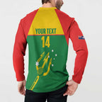 Custom Tasmania Bowls Australia Button Sweatshirt Go Tasmanian Tridents - Aussie Hoodie
