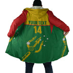 Custom Tasmania Bowls Australia Cloak Go Tasmanian Tridents - Aussie Hoodie