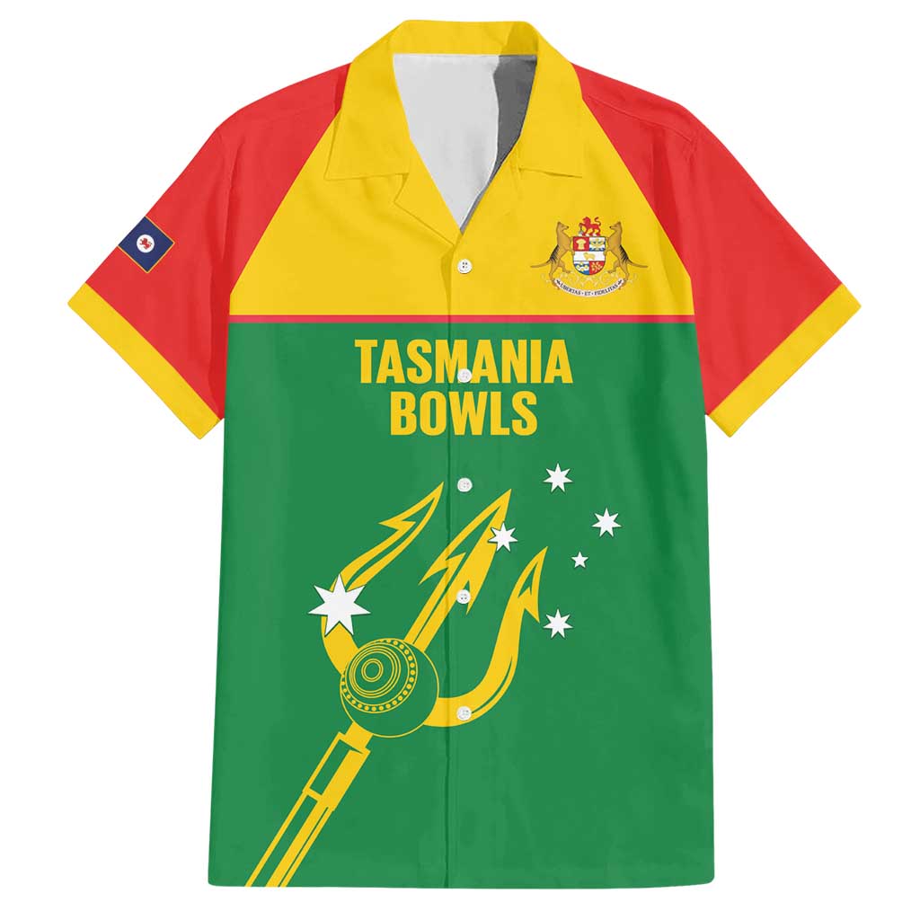 Custom Tasmania Bowls Australia Hawaiian Shirt Go Tasmanian Tridents - Aussie Hoodie