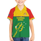 Custom Tasmania Bowls Australia Hawaiian Shirt Go Tasmanian Tridents - Aussie Hoodie