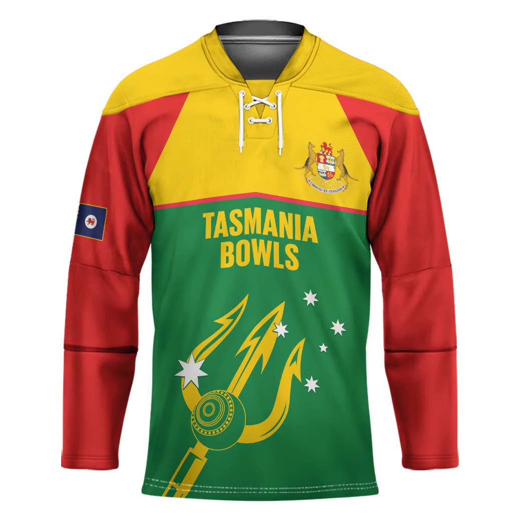Custom Tasmania Bowls Australia Hockey Jersey Go Tasmanian Tridents - Aussie Hoodie
