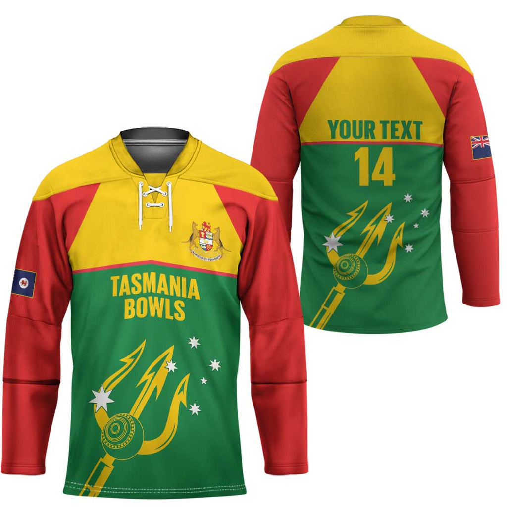 Custom Tasmania Bowls Australia Hockey Jersey Go Tasmanian Tridents - Aussie Hoodie