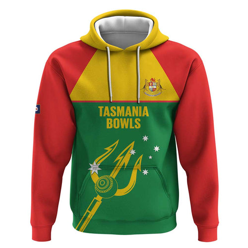 Custom Tasmania Bowls Australia Hoodie Go Tasmanian Tridents - Aussie Hoodie