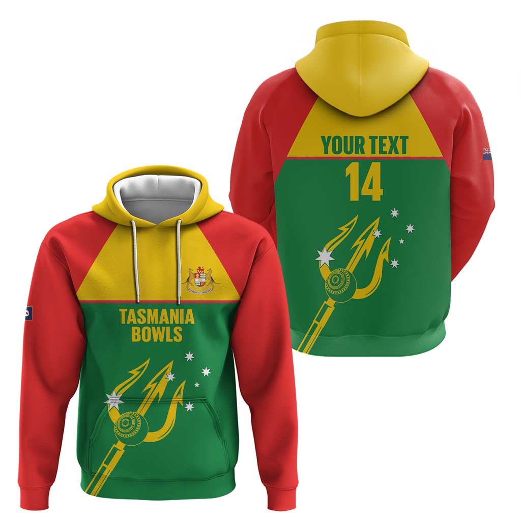 Custom Tasmania Bowls Australia Hoodie Go Tasmanian Tridents - Aussie Hoodie