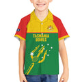 Custom Tasmania Bowls Australia Kid Hawaiian Shirt Go Tasmanian Tridents - Aussie Hoodie